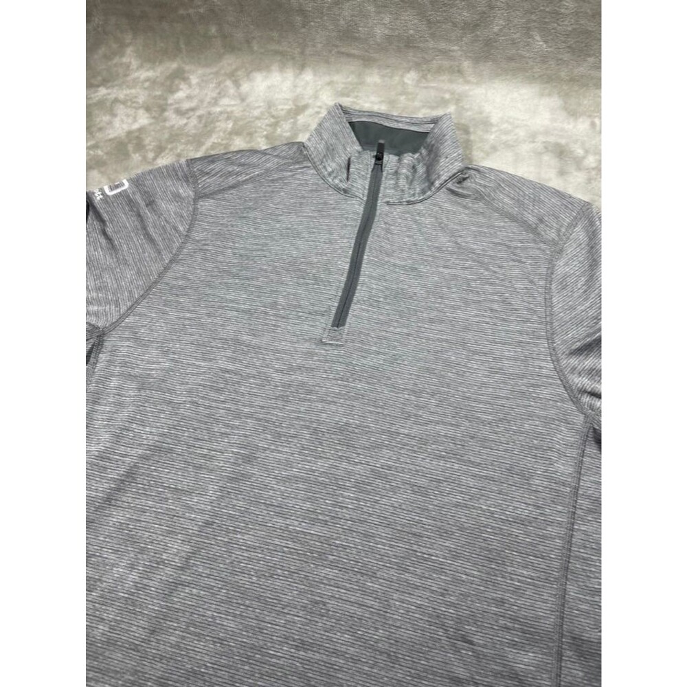 Vineyard Vines Performance 1/4 Quarter Zip Shirt Men Large Gray Pullover Golf